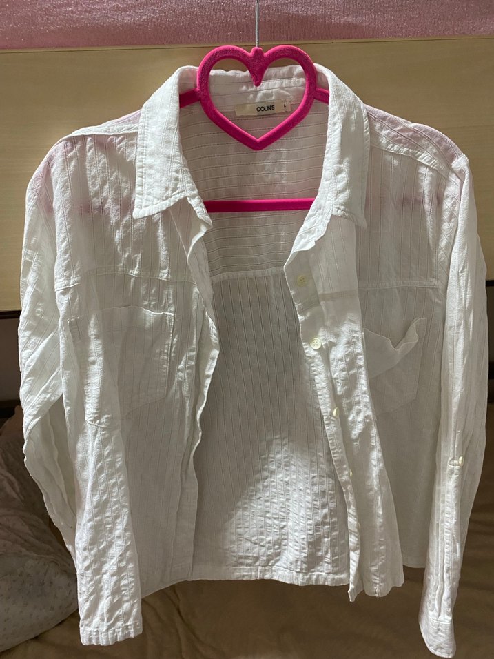 Colins Pamuklu Beyaz Gömlek - Görsel 2