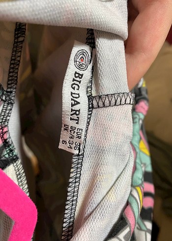 Renkli Baskılı Kadın Sweatshirt - Görsel 4