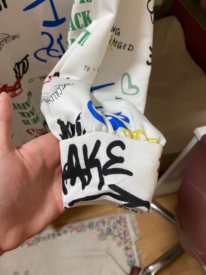 Renkli Baskılı Kapüşonlu Kadın Sweatshirt - Görsel 3