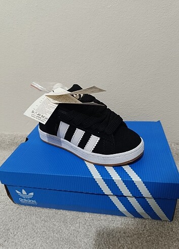 39 Beden siyah Renk Adidas Campus Sneaker Ayakkabı