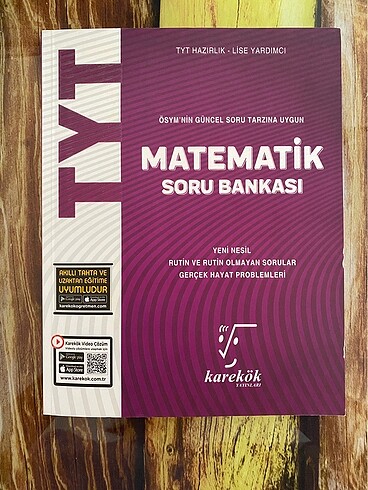 karekök yayınları tyt matematik soru bankası