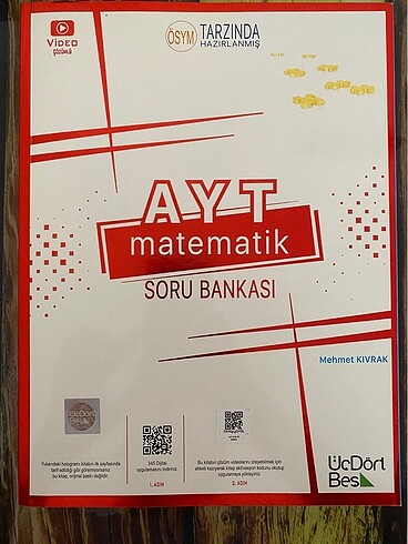 345 yayınları ayt matematik soru bankası