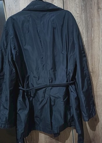 Erkek Midi Trençkot Kemerli - Görsel 6