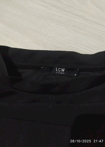 Siyah Kadın Sweatshirt, Bisiklet Yaka, Rahat Kesim - Görsel 4