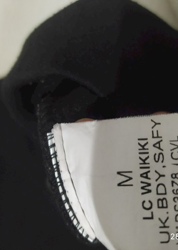 Siyah Kadın Sweatshirt, Bisiklet Yaka, Rahat Kesim - Görsel 5