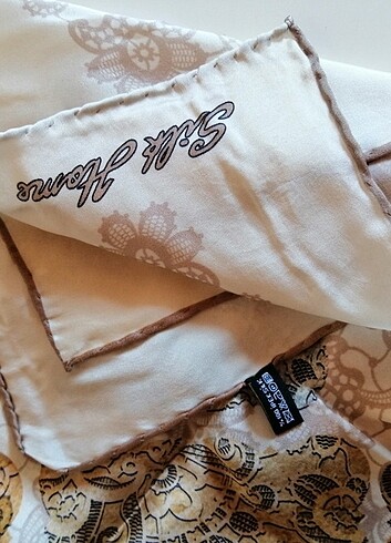 Beden çeşitli Renk Silk Home ipek eşarp