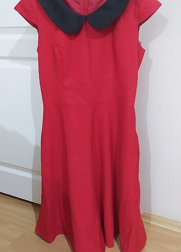 Bebe yaka elbise