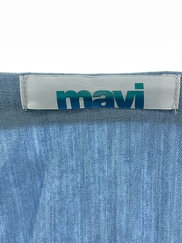 s Beden mavi Renk Mavi Jeans Kısa Elbise %70 İndirimli.