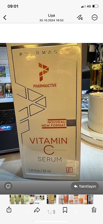 Pharmasan yüz serumu c vitamini