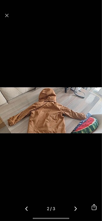 H&M H&M 2.3. Yaş mont taba renk