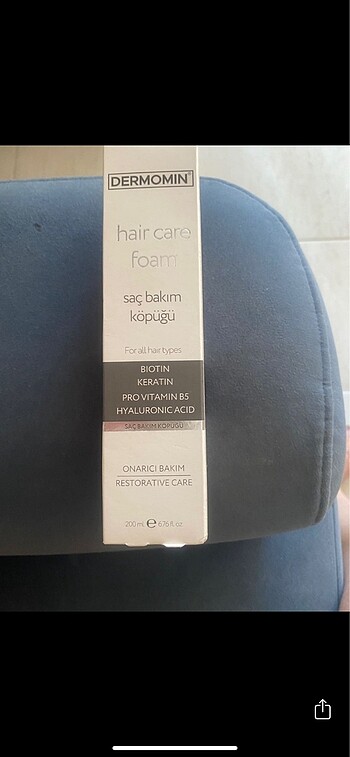 Dermomın saç bakım köpüğü onarıcı bakım