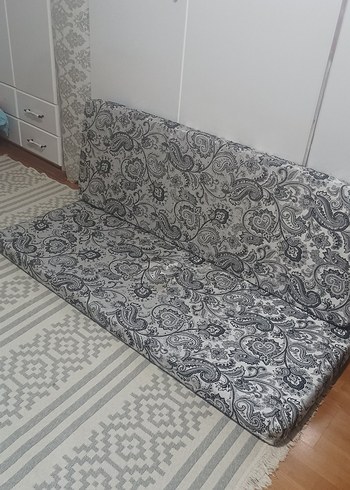 Beden Gri Desenli minder takımı
