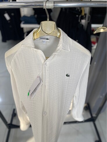 Lacoste erkek gömlek keten