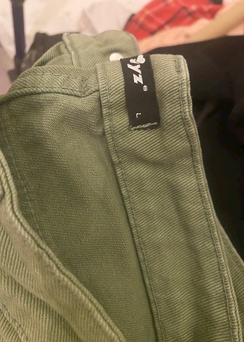 Diğer Kadın Haki kot Kemerli Pantolon
