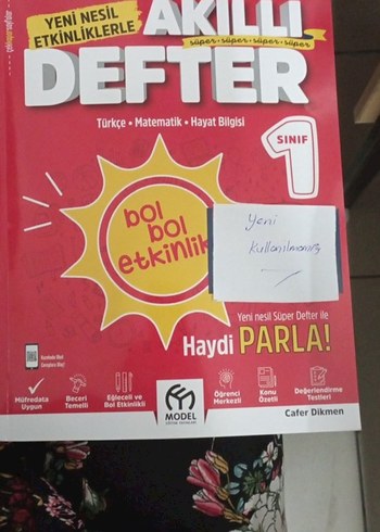 1. Sınıf Yeni Nesil Akıllı Defter