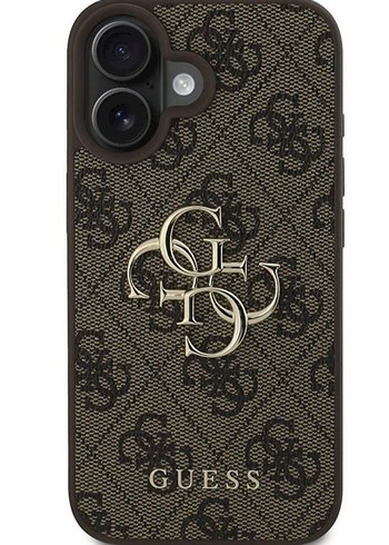 Düğmeli Kahverengi Guess Telefon Kılıfı