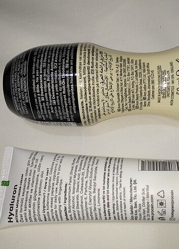 Avon Deodorant ve yüz kremi
