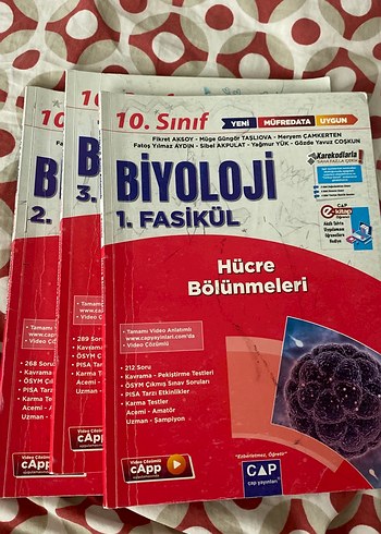 10. Sınıf Biyoloji Çap Yayınları Fasikül Set