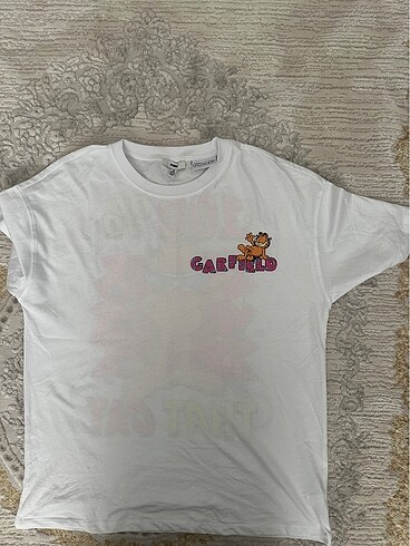 Orj mavi jeans unisex garfield baskı t shirt