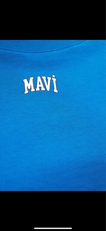 m Beden Mavi jeans bn crop t shirt