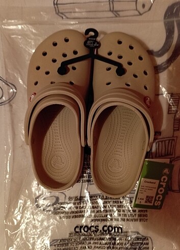 37 Beden Crocs Crocband Krem/Kavun