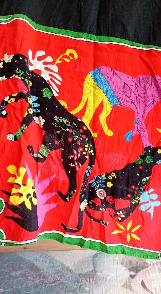 Drapeli Çok Renkli Mini Gömlek - Görsel 4