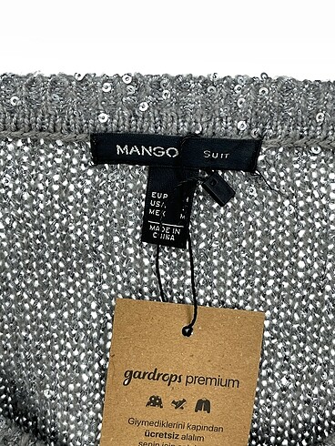 m Beden gri Renk Mango Kazak / Triko %70 İndirimli.