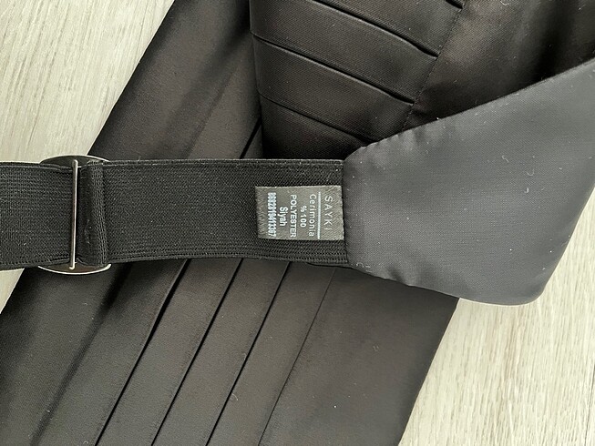 Hatemoğlu damat kuşak papyon yaka mendil - Görsel 9