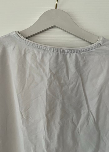 Beyaz Erkek Baskılı Kısa Kollu Tişört - Görsel 6