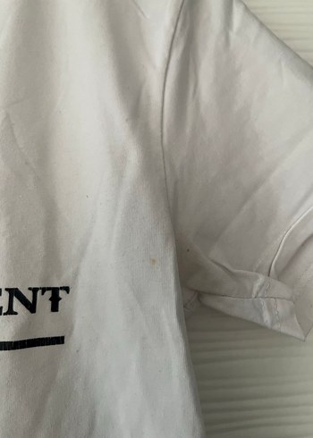 Beyaz Erkek Baskılı Kısa Kollu Tişört - Görsel 3