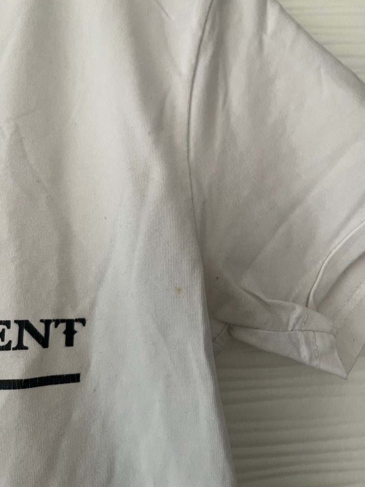 Beyaz Erkek Baskılı Kısa Kollu Tişört - Görsel 3