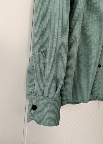 Yeşil Uzun Kollu Erkek Gömlek - Görsel 4