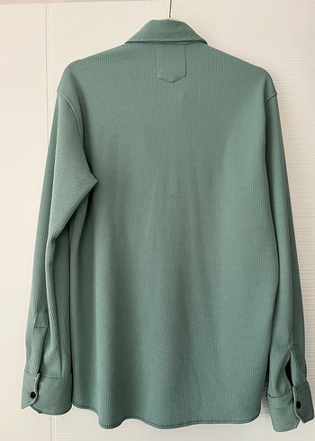 Yeşil Uzun Kollu Erkek Gömlek - Görsel 5