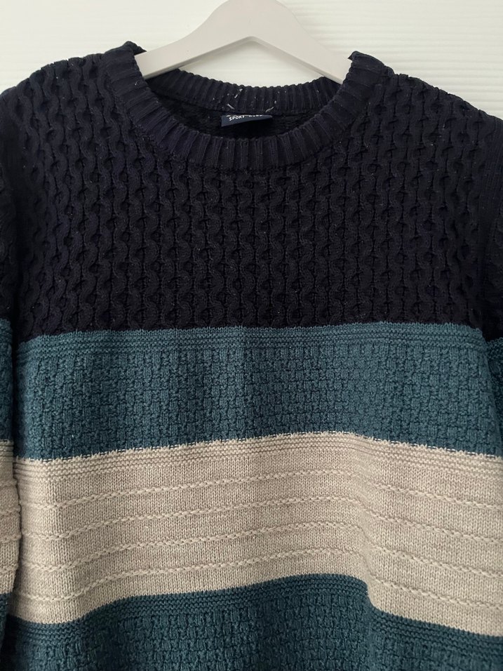 Erkek Örgü Kazak - Görsel 4