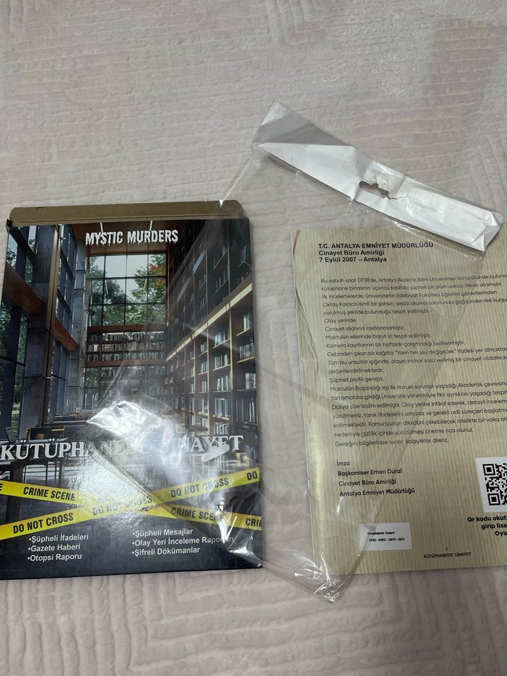 Kütüphanede Cinayet dedektif oyunu - Görsel 3