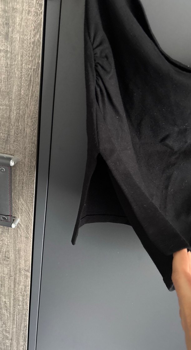 Siyah Drapeli Straplez Midi Kadın crop - Görsel 3