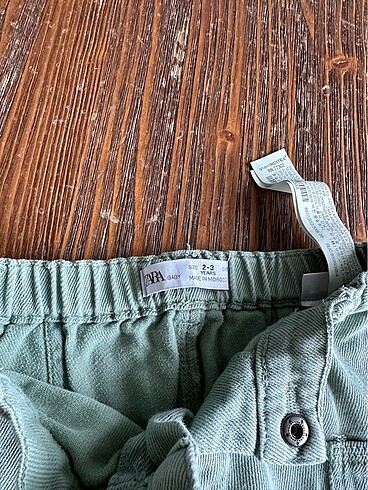 24-36 Ay Beden yeşil Renk Pantolon