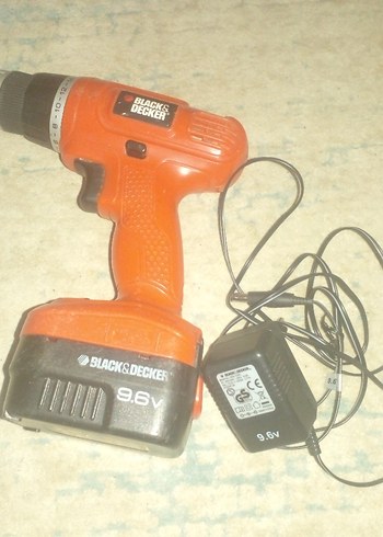 Turuncu Black & Decker Şarjlı Matkap - Görsel 3