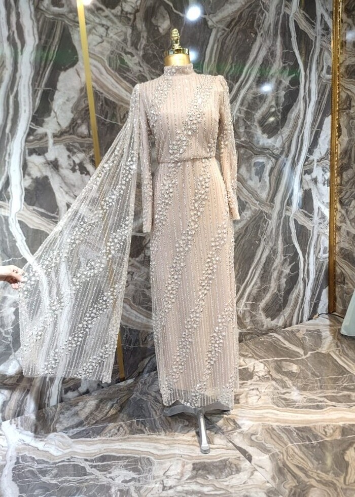 Pelerin kol abiye  - Görsel 2