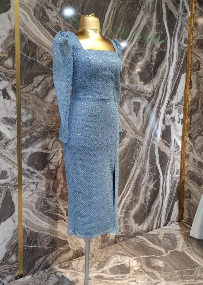 Midi boy zarif abiye  - Görsel 5