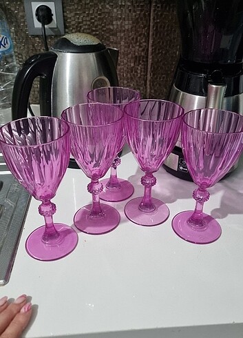 Tepe Home 5 adet pembe kadeh