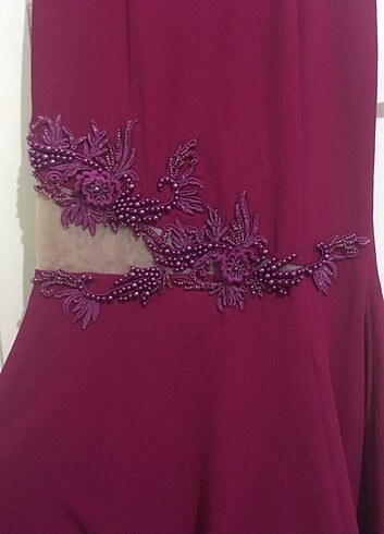 Fuşya Balık Model Abiye