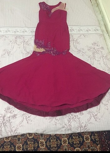 Fuşya Balık Model Abiye