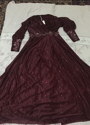 Diğer Bordo Sıfır Abiye
