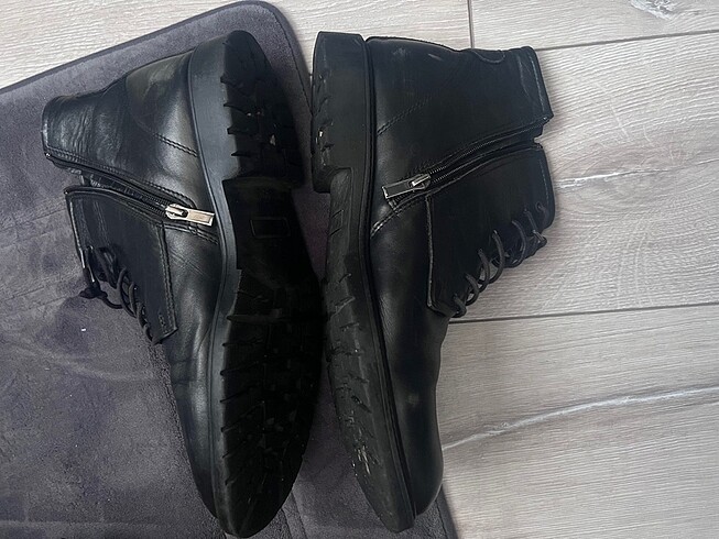 Pierre cardin deri erkek fermuarlı bot - Görsel 2