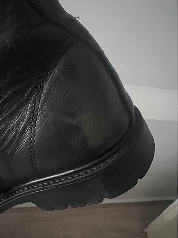 Pierre cardin deri erkek fermuarlı bot - Görsel 7