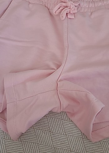 xs Beden pembe Renk Pembe Rahat Kesim Mini Şort
