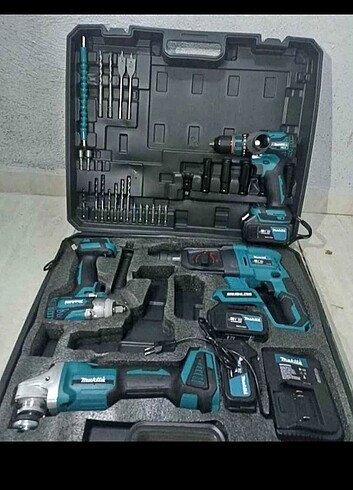 4LÜ SET ŞARJLI EL ALETLERİ MATKAP LAR 