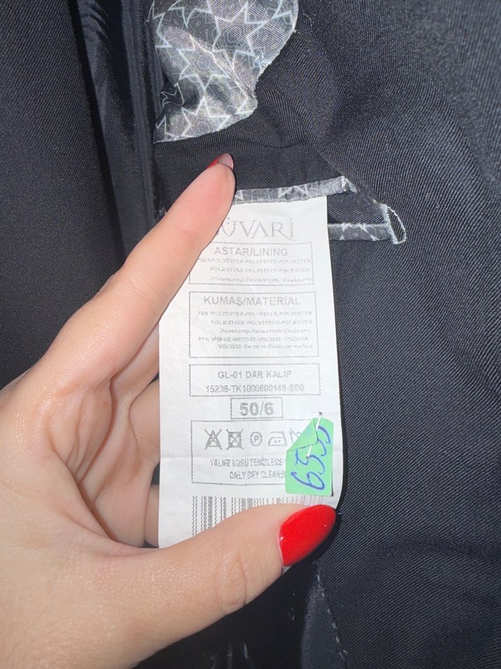 Siyah Erkek Ofis Takım Elbise - Görsel 3