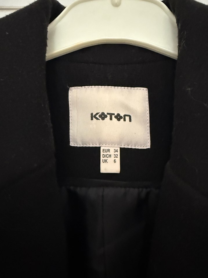 Siyah  Kemerli Midi Kadın Yelek - Görsel 2